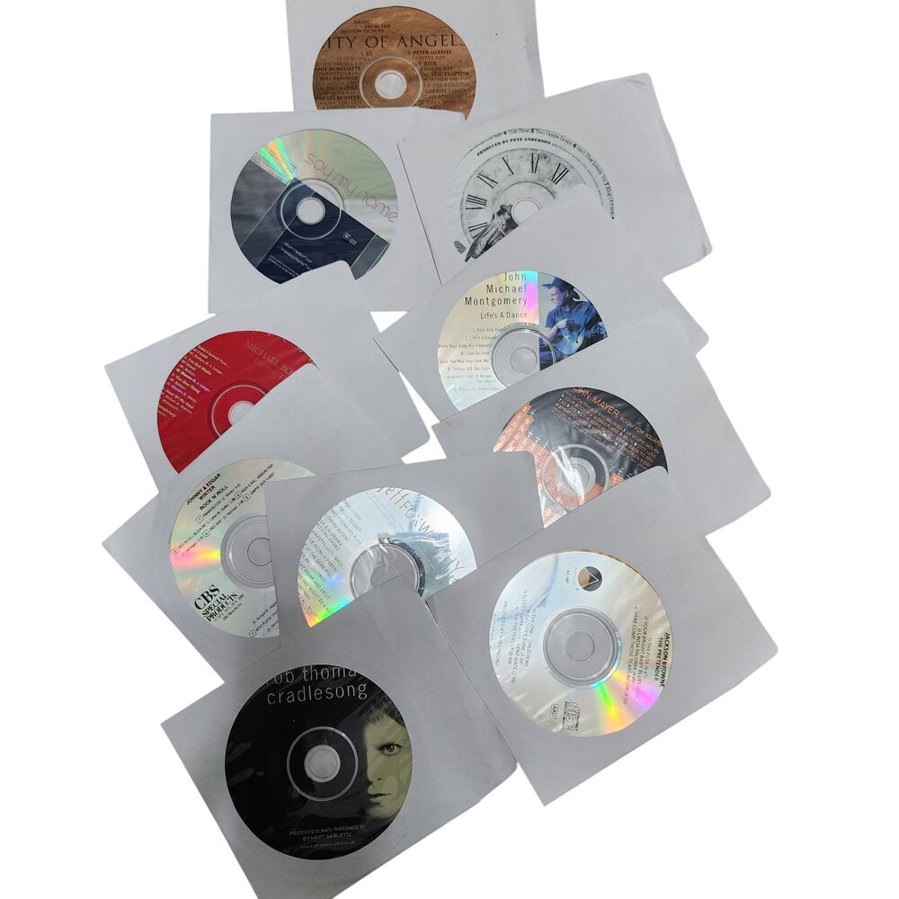 Lot of 11 Music CDs Vintage Oldies Country Soft Rock Jazz Mixed Genres No Cases